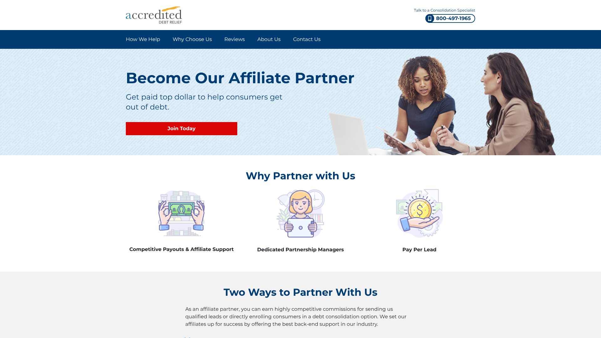 how does accredited debt relief work