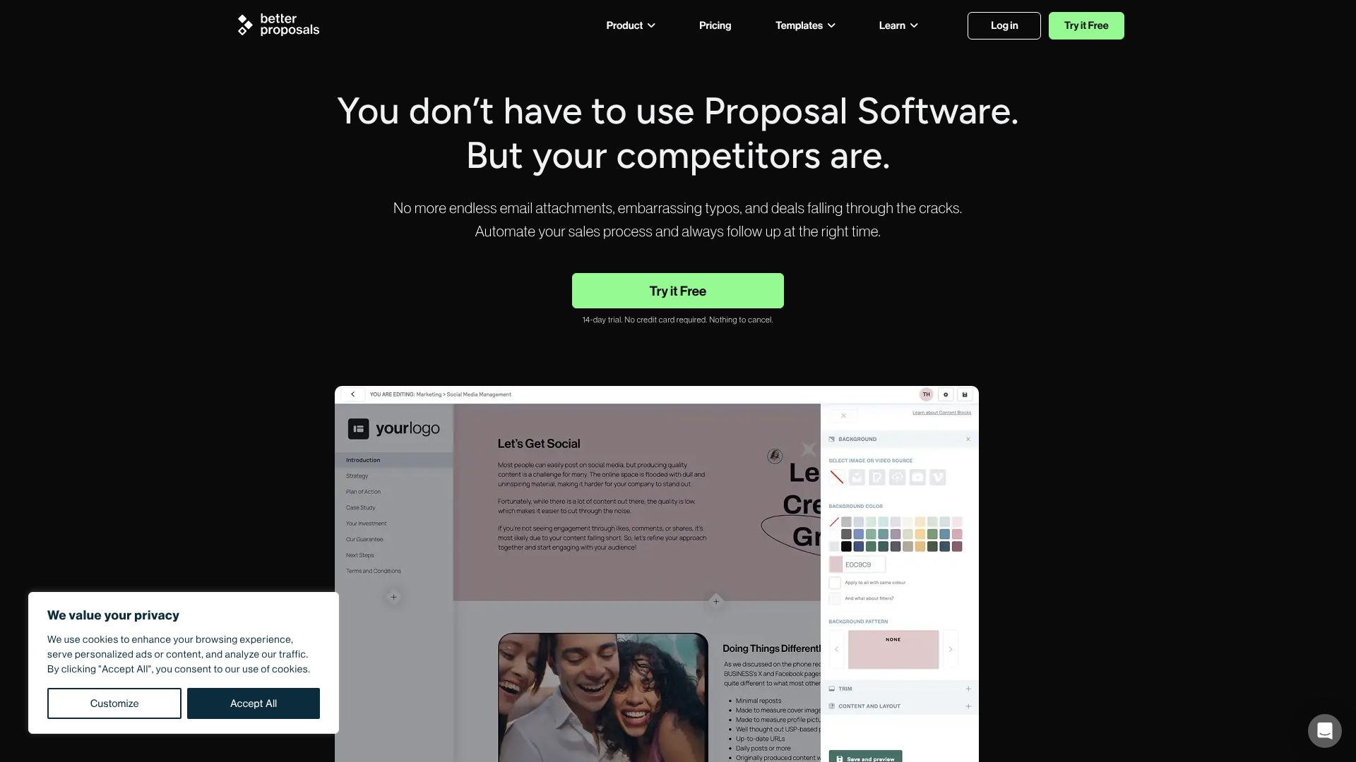 how to write sales proposals