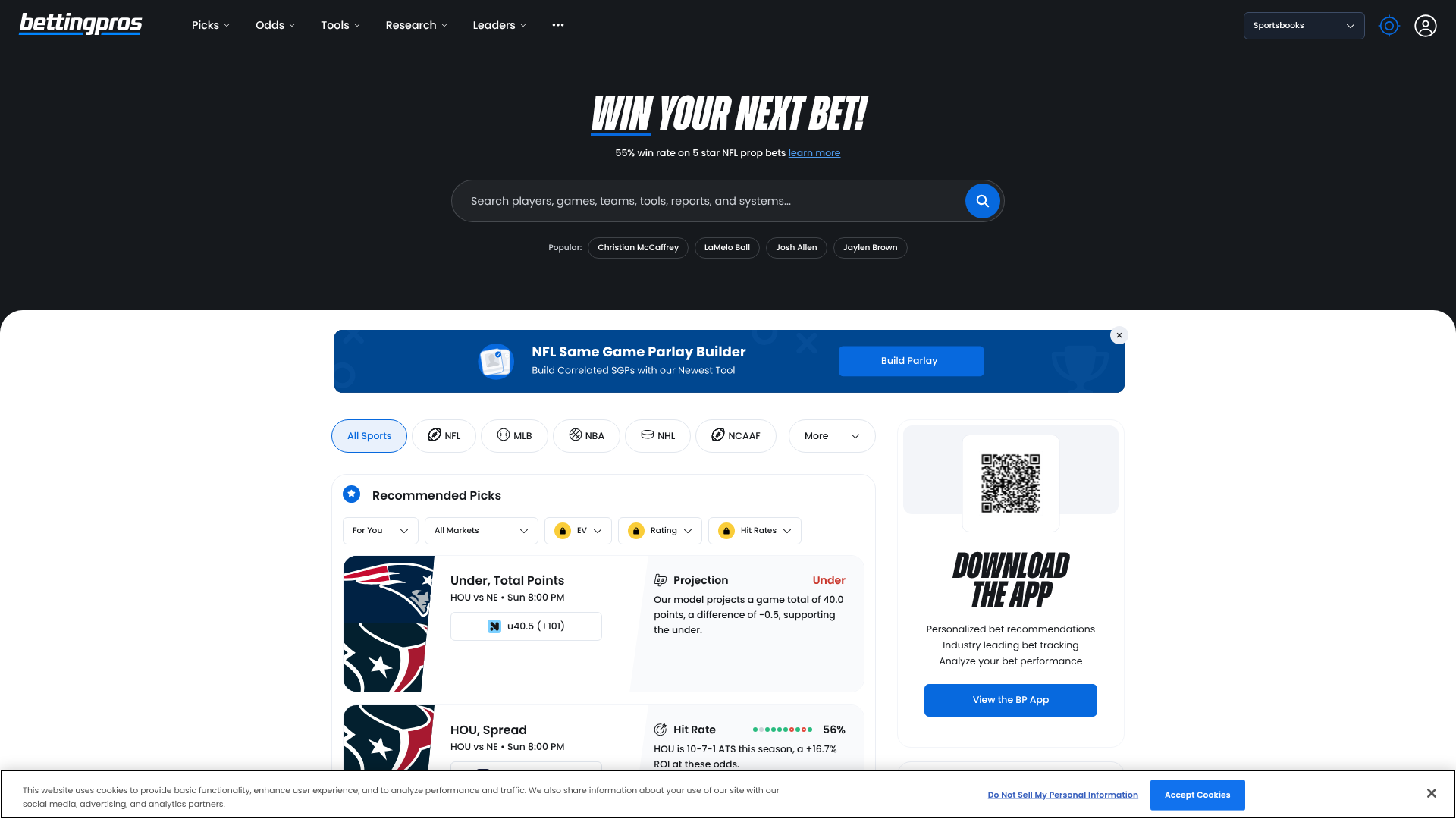 best free sports betting tools