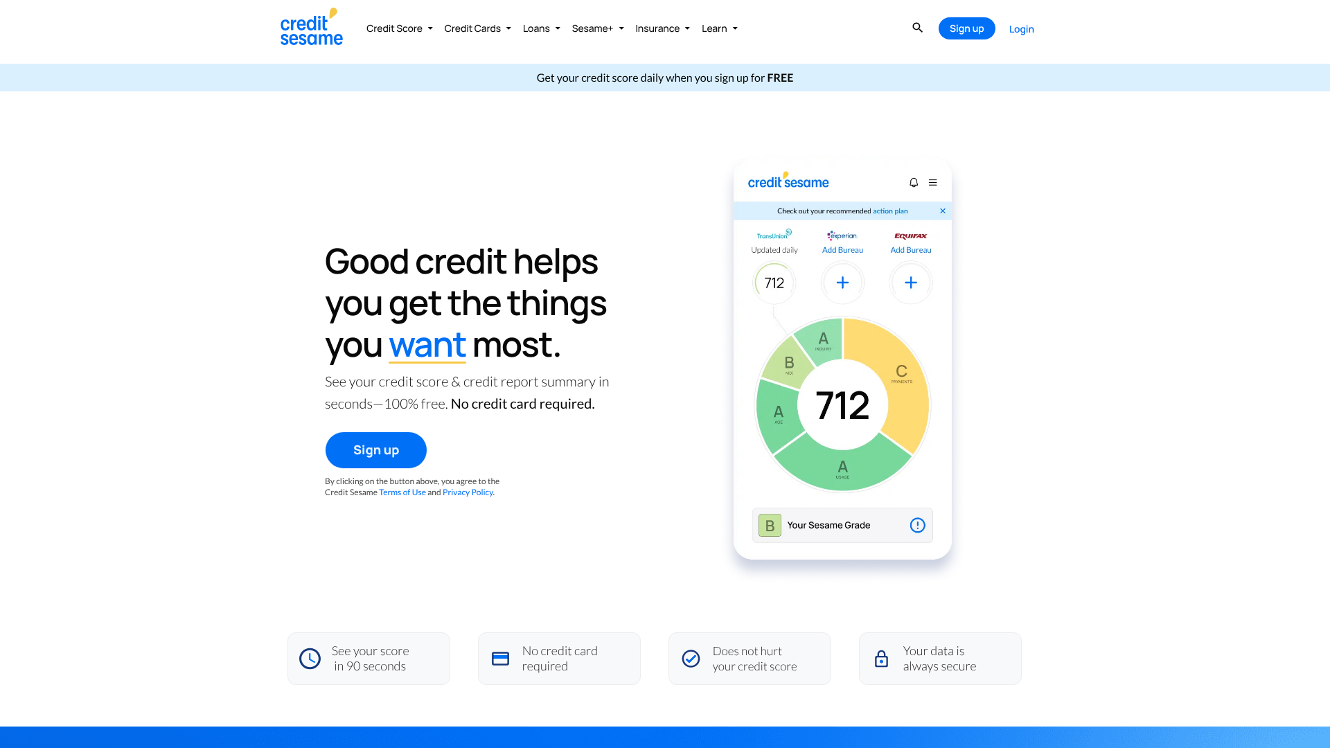 credit sesame vs credit karma