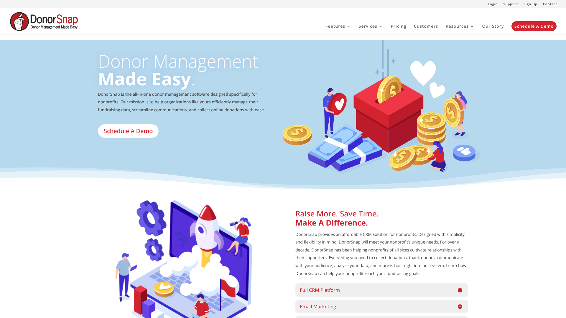donor management software comparison chart