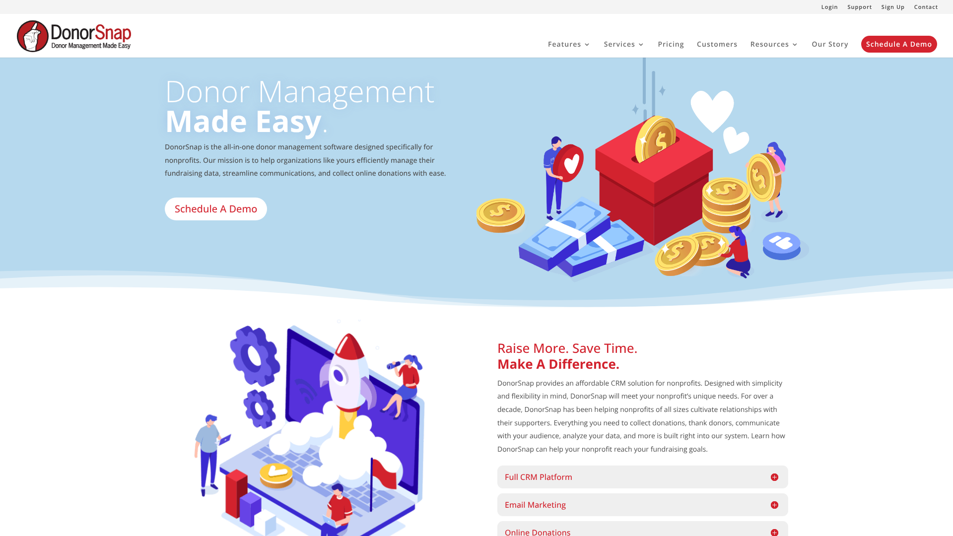 donor management software comparison chart