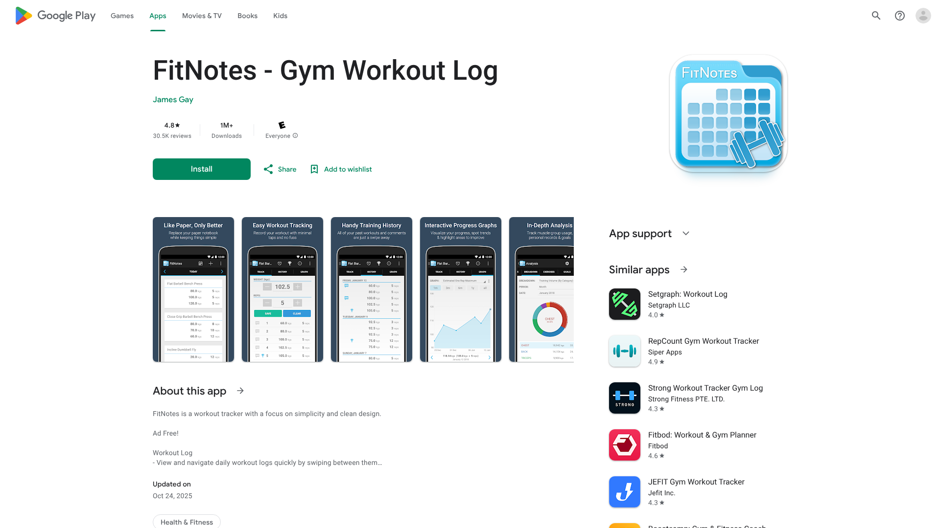 best workout tracking app reddit