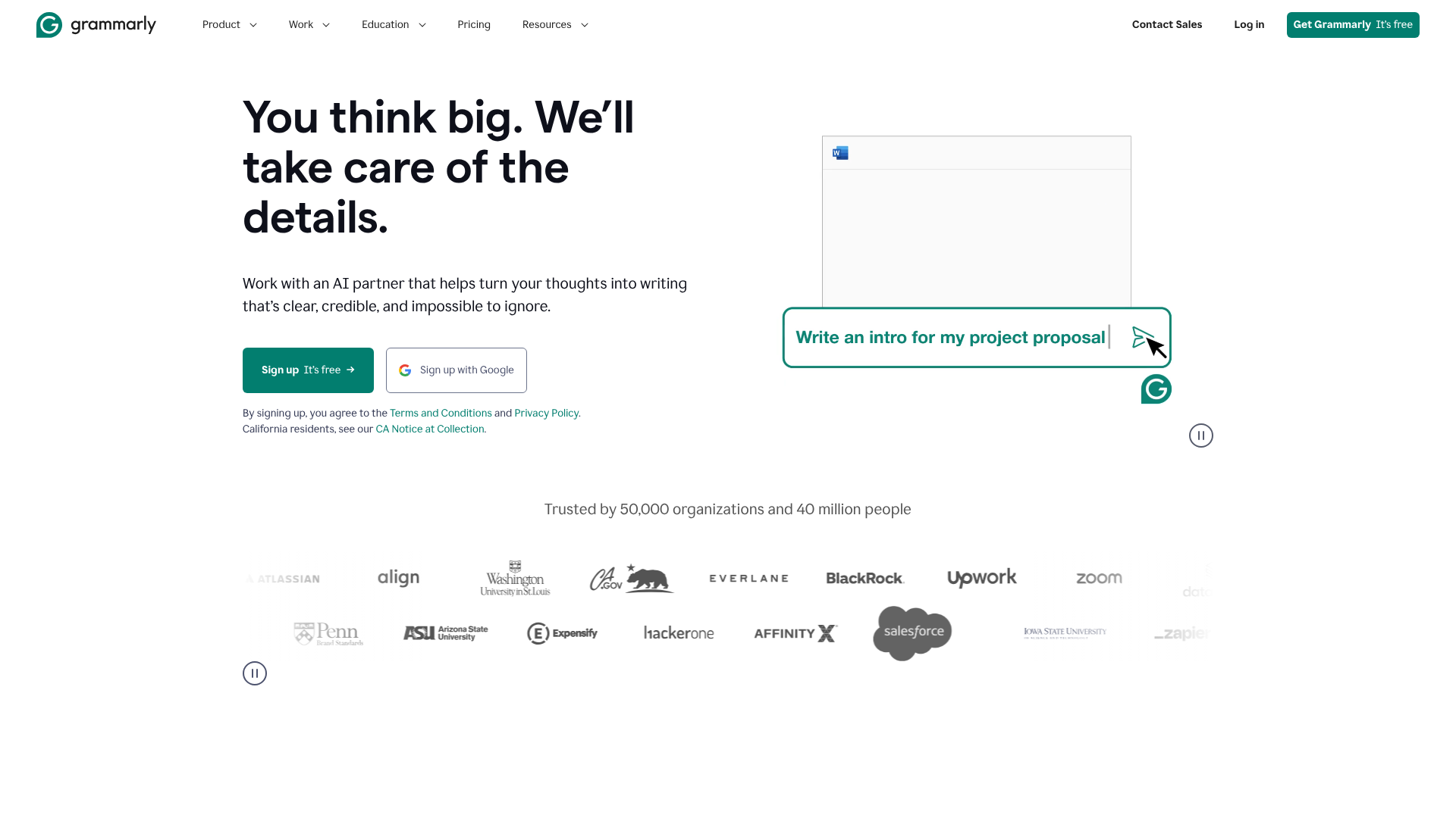 grammarly ai writing assistant