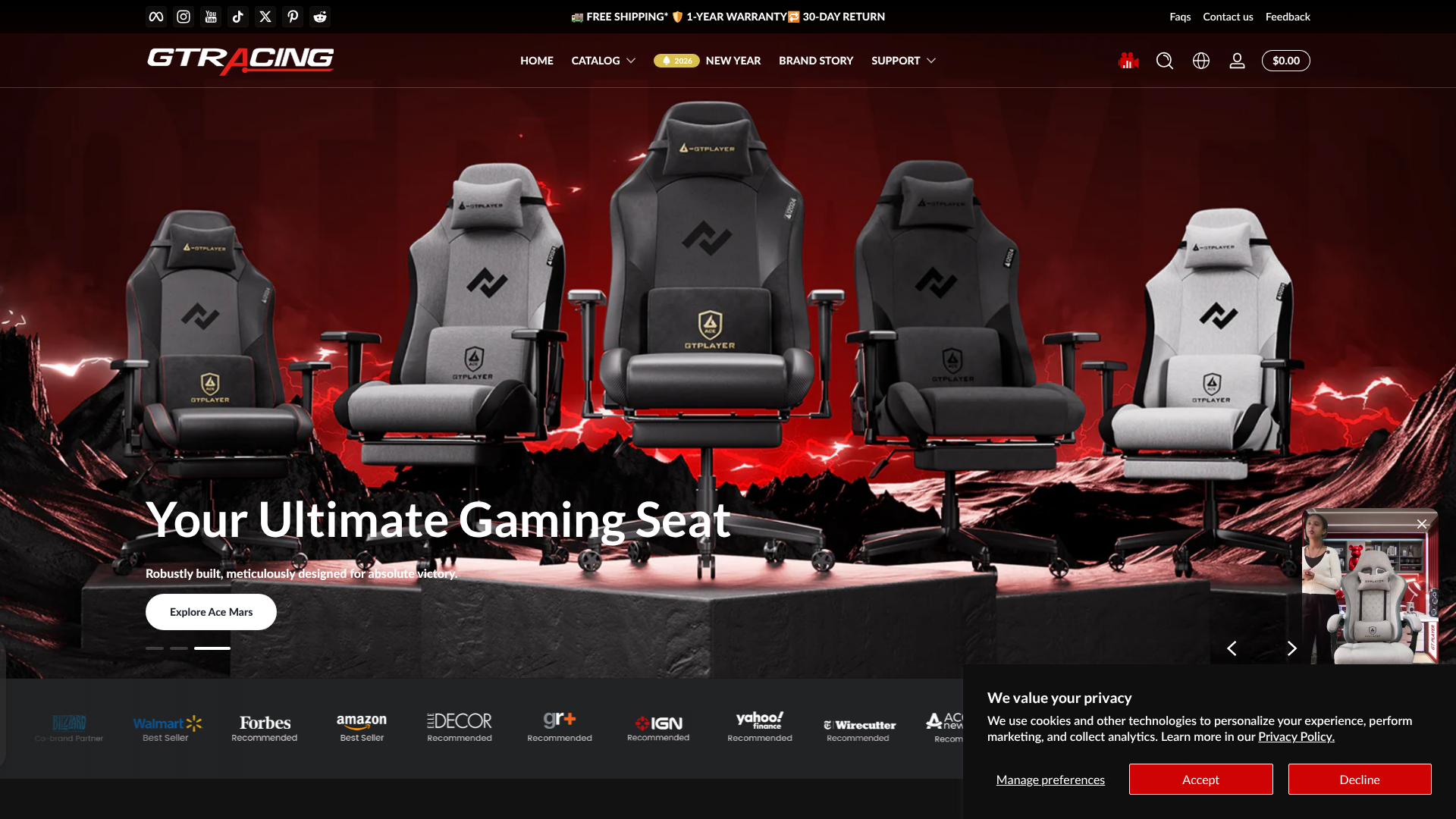 gaming chairs on sale
