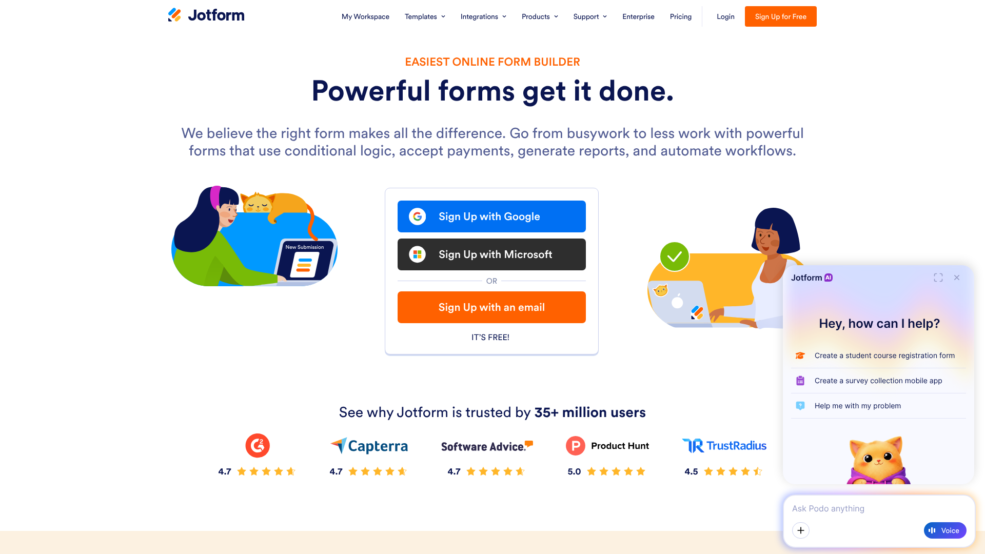 lead capture page templates