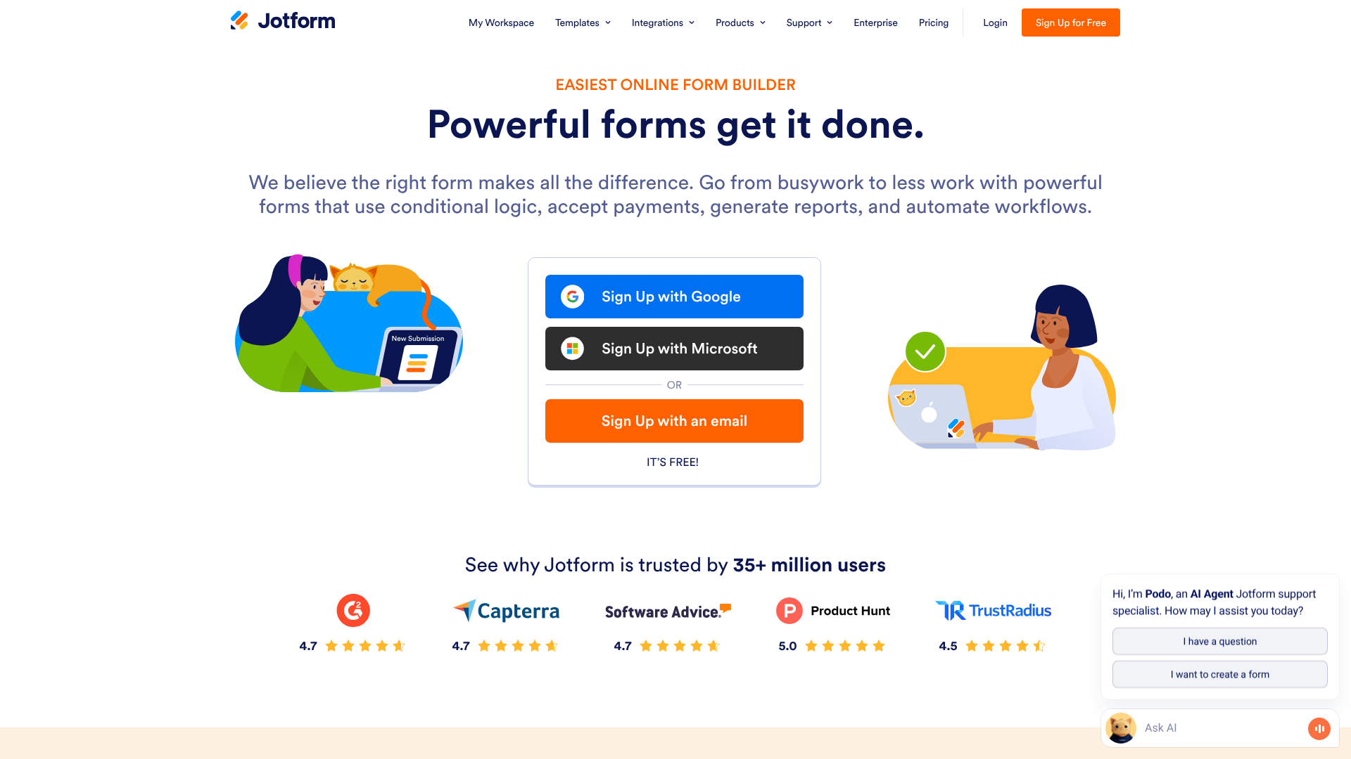 jotform vs google forms