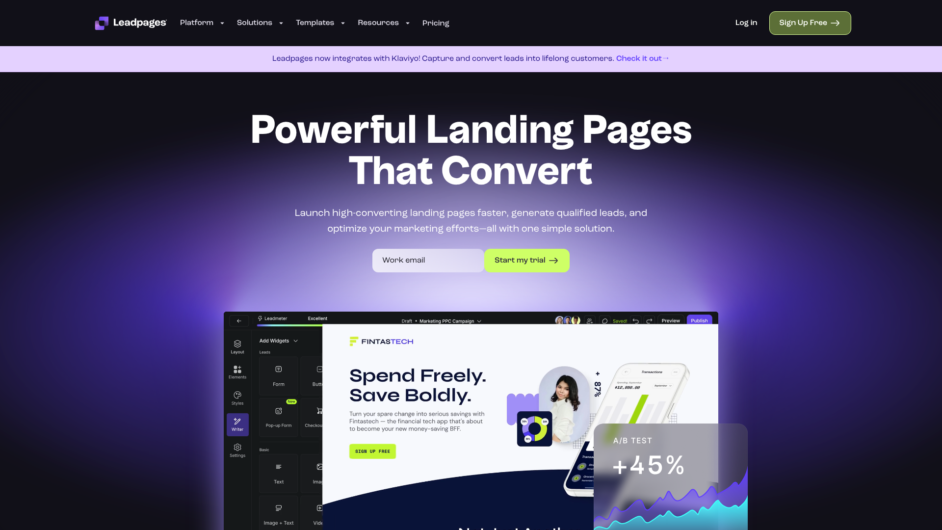 simple front page design