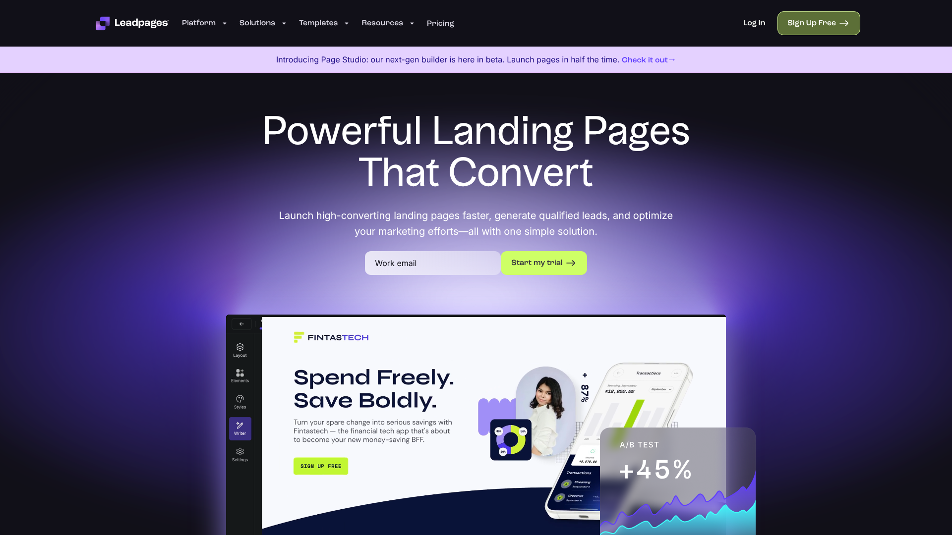 leadpages integration with mailchimp