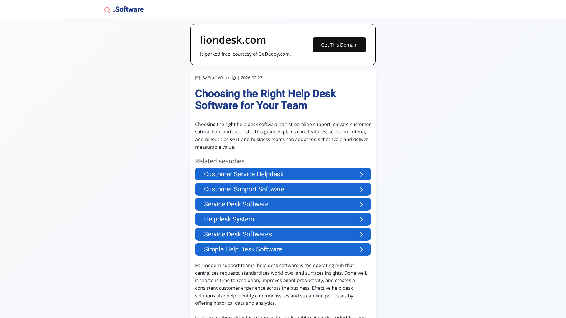follow up boss vs liondesk
