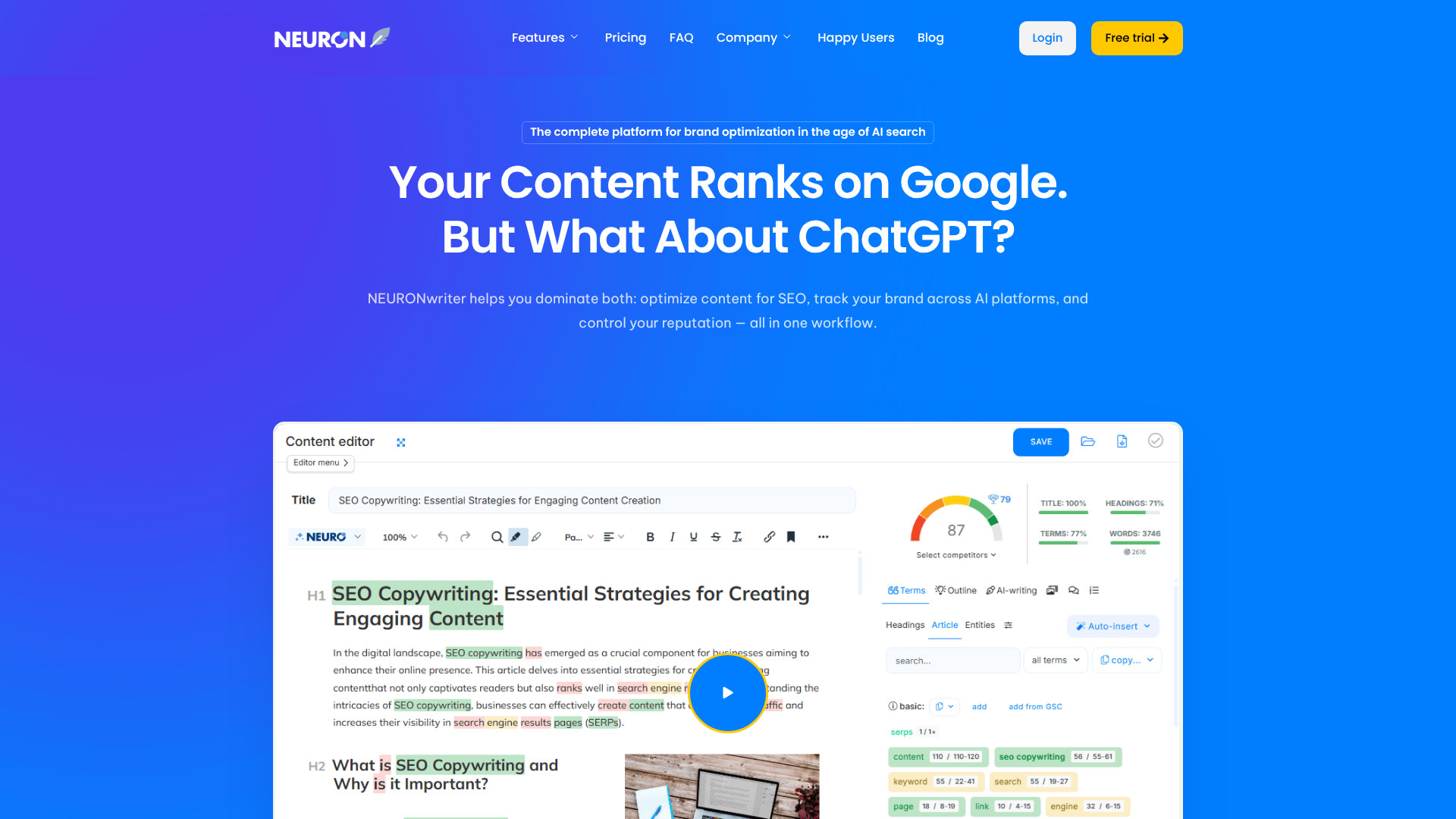 best surfer seo alternatives