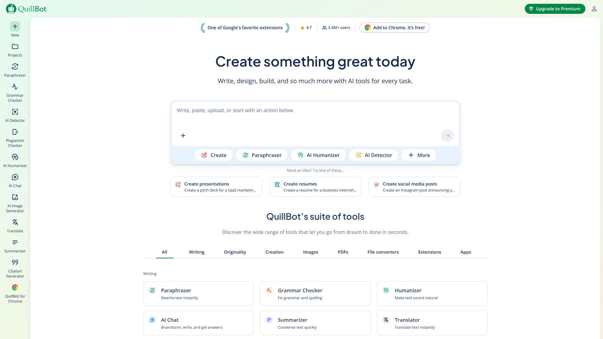 ai writing assistant free