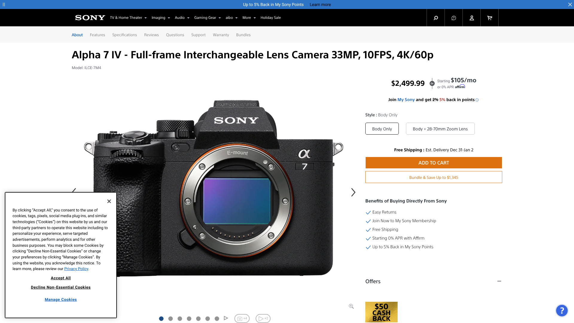 best professional photography cameras