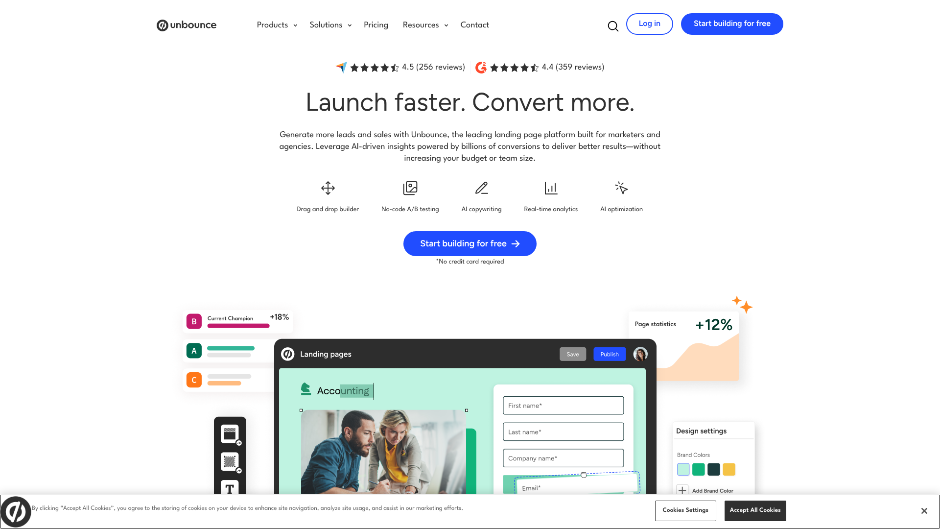 lead capture landing page