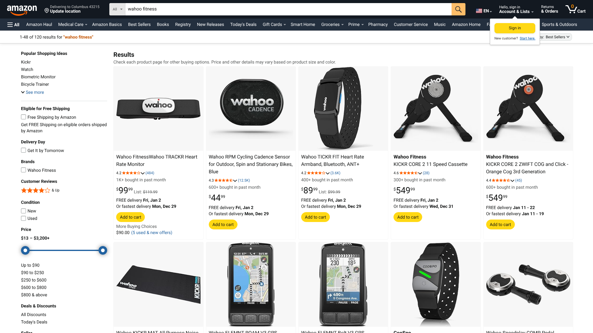 wahoo fitness heart rate monitor