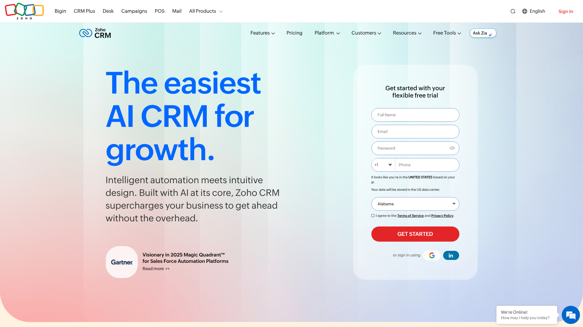 zoho crm vs hubspot crm